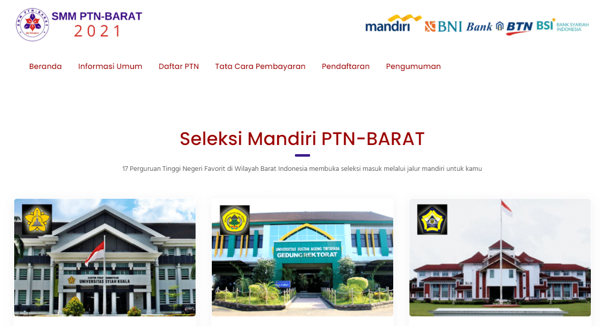 Resmi Dibuka! Ini Syarat Dan Cara Pendaftaran SMMPTN Barat 2021 ...