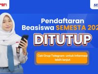 Pendaftaran Beasiswa SEMESTA Tahun 2023 Telah Ditutup